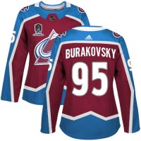 Adidas Colorado Avalanche #95 Andre Burakovsky Burgundy Women's 2022 Stanley Cup Champions Burgundy Home Authentic Stitched NHL Jersey