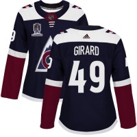 Adidas Colorado Avalanche #49 Samuel Girard Navy Women's 2022 Stanley Cup Champions Alternate Authentic Stitched NHL Jersey