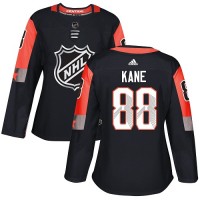 Adidas Chicago Blackhawks #88 Patrick Kane Black 2018 All-Star Central Division Authentic Women's Stitched NHL Jersey