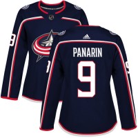 Adidas Blue Columbus Blue Jackets #9 Artemi Panarin Navy Blue Home Authentic Women's Stitched NHL Jersey