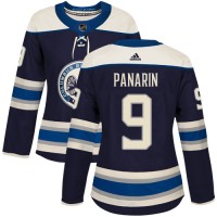 Adidas Blue Columbus Blue Jackets #9 Artemi Panarin Navy Alternate Authentic Women's Stitched NHL Jersey