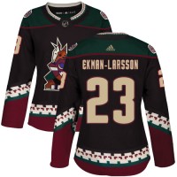 Adidas Arizona Coyotes #23 Oliver Ekman-Larsson Black Alternate Authentic Women's Stitched NHL Jersey