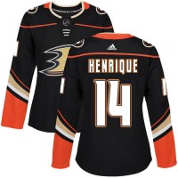 Adidas Anaheim Ducks #14 Adam Henrique Black Home Authentic Women's Stitched NHL Jersey