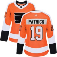 Adidas Philadelphia Flyers #19 Nolan Patrick Orange Home Authentic Women's Stitched NHL Jersey