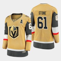 Vegas Vegas Golden Knights #61 Mark Stone Women 2020-21 Player Alternate Stitched NHL Jersey Gold