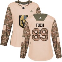 Adidas Vegas Golden Knights #89 Alex Tuch Camo Authentic 2017 Veterans Day Women's Stitched NHL Jersey