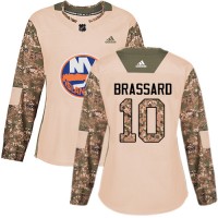 Adidas New York Islanders #10 Derek Brassard Camo Authentic 2017 Veterans Day Women's Stitched NHL Jersey
