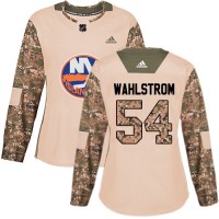 Adidas New York Islanders #54 Oliver Wahlstrom Camo Authentic 2017 Veterans Day Women's Stitched NHL Jersey