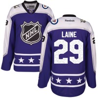 Winnipeg Jets #29 Patrik Laine Purple 2017 All-Star Central Division Women's Stitched NHL Jersey