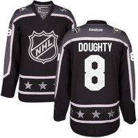 Los Angeles Kings #8 Drew Doughty Black 2017 All-Star Pacific Division Women's Stitched NHL Jersey