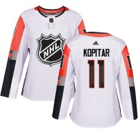 Adidas Los Angeles Kings #11 Anze Kopitar White 2018 All-Star Pacific Division Authentic Women's Stitched NHL Jersey