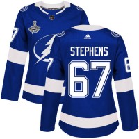 Adidas Tampa Bay Lightning #67 Mitchell Stephens Blue Home Authentic Women's 2020 Stanley Cup Champions Stitched NHL Jersey