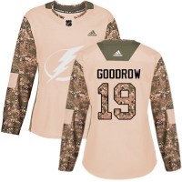 Adidas Tampa Bay Lightning #19 Barclay Goodrow Camo Authentic 2017 Veterans Day Women's Stitched NHL Jersey