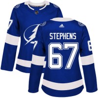 Adidas Tampa Bay Lightning #67 Mitchell Stephens Blue Home Authentic Women's Stitched NHL Jersey