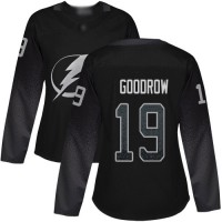 Adidas Tampa Bay Lightning #19 Barclay Goodrow Black Alternate Authentic Women's Stitched NHL Jersey