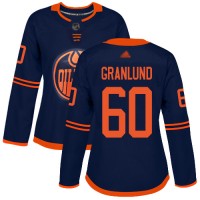 Adidas Edmonton Oilers #60 Markus Granlund Navy Alternate Authentic Women's Stitched NHL Jersey