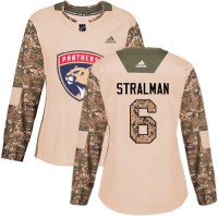 Adidas Florida Panthers #6 Anton Stralman Camo Authentic 2017 Veterans Day Women's Stitched NHL Jersey