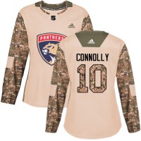 Adidas Florida Panthers #10 Brett Connolly Camo Authentic 2017 Veterans Day Women's Stitched NHL Jersey