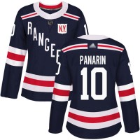 Adidas New York Rangers #10 Artemi Panarin Navy Blue Authentic 2018 Winter Classic Women's Stitched NHL Jersey