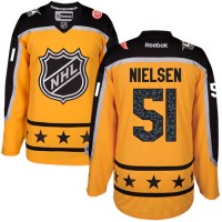 Detroit Red Wings #51 Frans Nielsen Yellow 2017 All-Star Atlantic Division Women's Stitched NHL Jersey