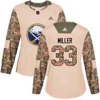 Adidas Buffalo Sabres #33 Colin Miller Camo Authentic 2017 Veterans Day Women's Stitched NHL Jersey