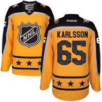Ottawa Senators #65 Erik Karlsson Yellow 2017 All-Star Atlantic Division Women's Stitched NHL Jersey