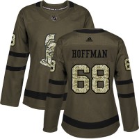 Adidas Ottawa Senators #68 Mike Hoffman Green Salute to Service Women's Stitched NHL Jersey