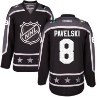 San Jose Sharks #8 Joe Pavelski Black 2017 All-Star Pacific Division Women's Stitched NHL Jersey