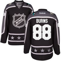 San Jose Sharks #88 Brent Burns Black 2017 All-Star Pacific Division Women's Stitched NHL Jersey