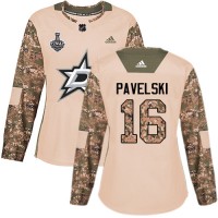 Adidas Dallas Stars #16 Joe Pavelski Camo Authentic 2017 Veterans Day Women's 2020 Stanley Cup Final Stitched NHL Jersey