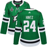 Adidas Dallas Stars #24 Roope Hintz Green Home Authentic Women's 2020 Stanley Cup Final Stitched NHL Jersey