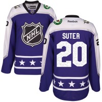 Minnesota Wild #20 Ryan Suter Purple 2017 All-Star Central Division Women's Stitched NHL Jersey