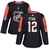 Adidas Minnesota Wild #12 Eric Staal Black 2018 All-Star Central Division Authentic Women's Stitched NHL Jersey