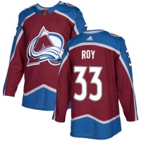 Adidas Colorado Avalanche #33 Patrick Roy Burgundy Home Authentic Stitched Youth NHL Jersey
