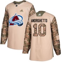 Adidas Colorado Avalanche #10 Sven Andrighetto Camo Authentic 2017 Veterans Day Stitched Youth NHL Jersey