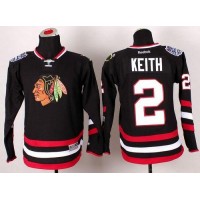 Chicago Blackhawks #2 Duncan Keith Black 2014 Stadium Series Stitched Youth NHL Jersey