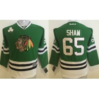 Chicago Blackhawks #65 Andrew Shaw Green Stitched Youth NHL Jersey