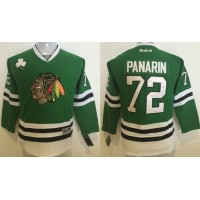 Chicago Blackhawks #72 Artemi Panarin Green Stitched Youth NHL Jersey