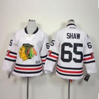 Chicago Blackhawks #65 Andrew Shaw White 2015 Winter Classic Stitched Youth NHL Jersey