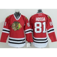 Chicago Blackhawks #81 Marian Hossa Stitched Red Youth NHL Jersey