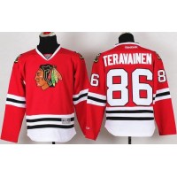Chicago Blackhawks #86 Teuvo Teravainen Red Stitched Youth NHL Jersey