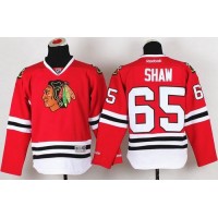 Chicago Blackhawks #65 Andrew Shaw Red Stitched Youth NHL Jersey