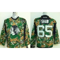 Chicago Blackhawks #65 Andrew Shaw Camo Veterans Day Practice Stitched Youth NHL Jersey