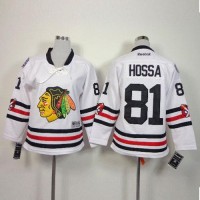Chicago Blackhawks #81 Marian Hossa White 2015 Winter Classic Stitched Youth NHL Jersey