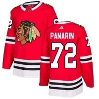 Adidas Chicago Blackhawks #72 Artemi Panarin Red Home Authentic Stitched Youth NHL Jersey