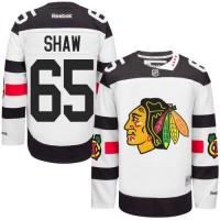 Chicago Blackhawks #65 Andrew Shaw White 2016 Stadium Series Stitched Youth NHL Jersey