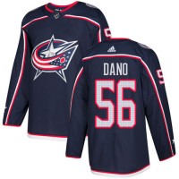 Adidas Blue Columbus Blue Jackets #56 Marko Dano Navy Blue Home Authentic Stitched Youth NHL Jersey