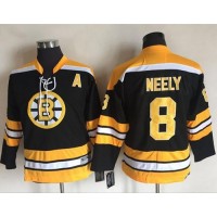 Boston Bruins #8 Cam Neely Black CCM Youth Stitched NHL Jersey