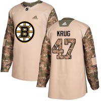Adidas Boston Bruins #47 Torey Krug Camo Authentic 2017 Veterans Day Youth Stitched NHL Jersey