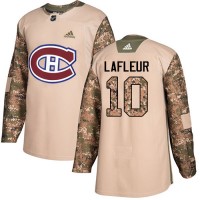 Adidas Montreal Canadiens #10 Guy Lafleur Camo Authentic 2017 Veterans Day Stitched Youth NHL Jersey